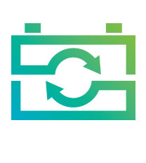 Association of Battery Recyclers logo icon.