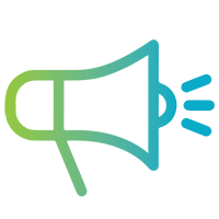 Employee health and safety shift talks icon.