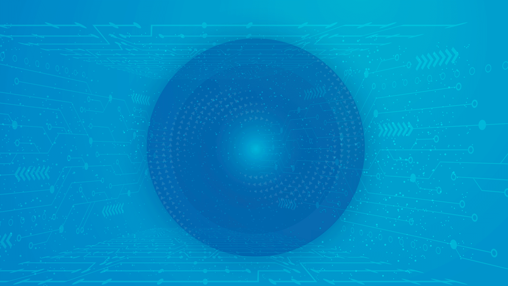 Blue graphic that animates the circular lifecycle of a lead battery.